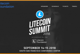  Litecoin Summit 2018, September  14 -15, 2018, San Francisco, US