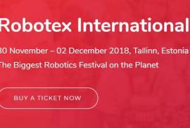 Robotex International Event 2018, Estonia - November 30-December 2, 2018