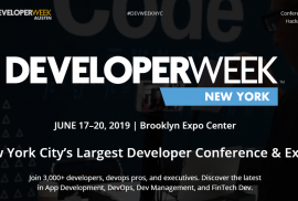 Developer Week New York, 17 Jun 2019 - 20 Jun 2019, Brookln Expo Center, New York, NY, USA