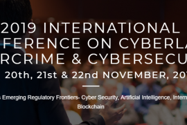 2019 International Conference on Cyberlaw, Cybercrime & Cybersecurity, 20 Nov 2019 - 22 Nov 2019