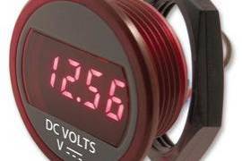 DC Voltage Monitor LED 7.6mm Panel Mount